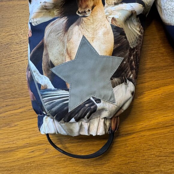 MOLO Polaris Snowsuit Girls 18 Mos 86 Pegasus Horses Insulated Winter Snow Suit - Picture 8 of 13